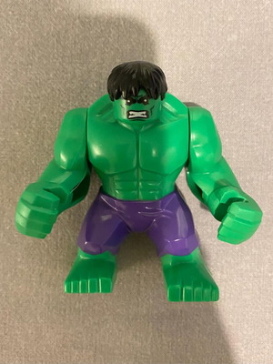 Lego Marvel Avengers Hulk figure used with some wear