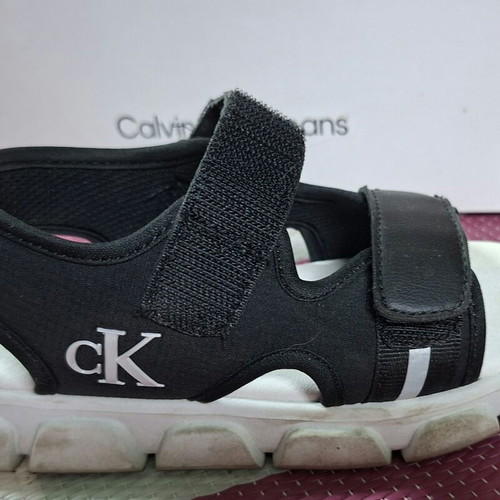 Calvin Klein sandals size 26 used, black and white