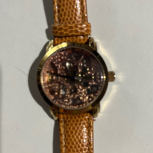 Akribos XXIV women's watch like new, mechanical, gold tone