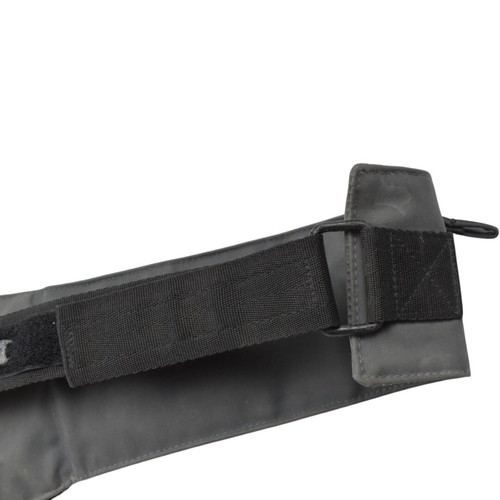 Champion technical waist bag black used, running belt Y2K gorpcore