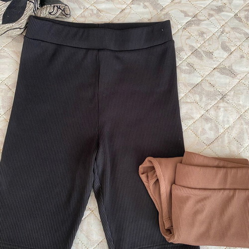 Biker shorts H&M like new, black and brown, sizes XS and S