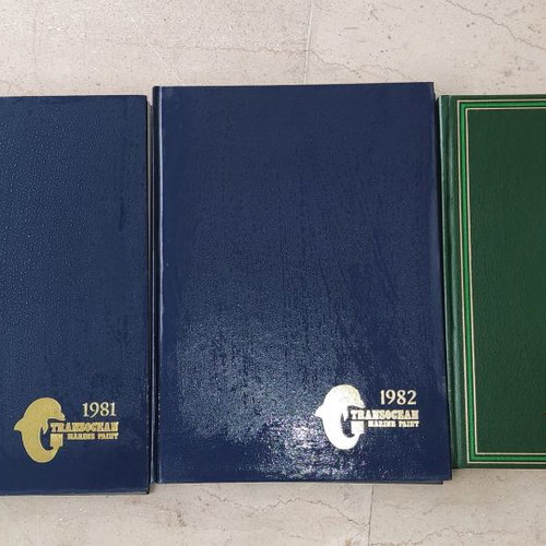 Vintage diaries used, pack of 3