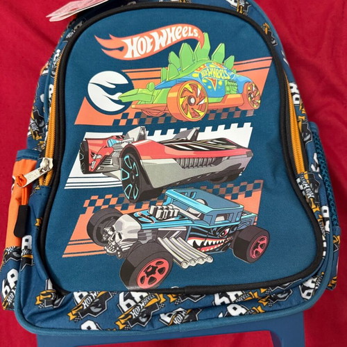 Children's backpack with cars and wheels new