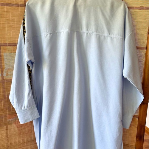 Zara women's long shirt size M like new pale blue