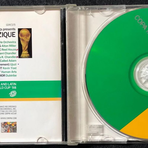 Copa Mundial Muziqe CD used, Afro-Caribbean and Latin sounds