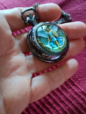 Boem pocket watch new, blue