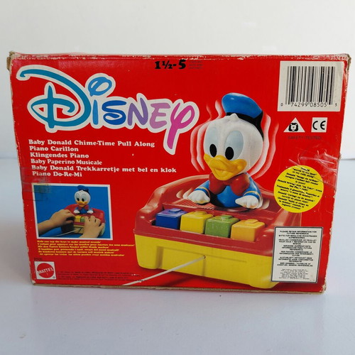 Disney Baby Donald Piano Do Re Mi 1991 Mattel