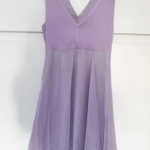 Tasos Mitropoulos silk purple dress like new