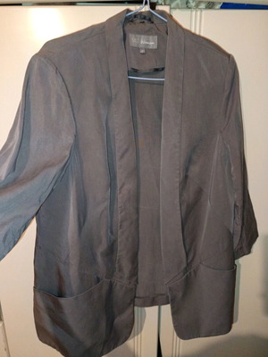 M&S Woman blazer in dark grey, size L/XL, new
