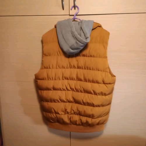 Inspire men's sleeveless jacket XXL like new, yellow-gold
