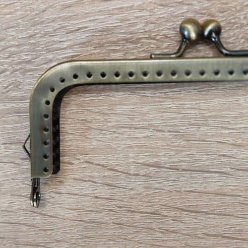 Metal bag frame clasp 12.5cm new (click clack)