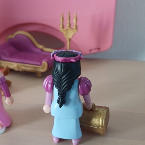 Playmobil princess playset with figures and furniture