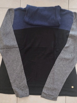 Mexx women's turtleneck sweater used, XL, black, purple, gray