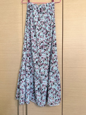 Φούστα maxi floral σαν καινούργιο, μέγεθος Large, πολύχρωμη