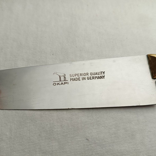 Okapi Chef Knife Vintage Genuine Germany Bakelite Handle 1980s