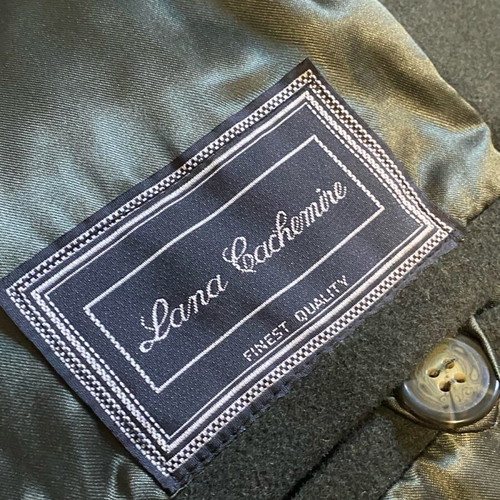 Martens Wool Coat L-XL Used, Dark Green, Italian Origin