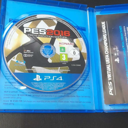 PES 2016 20 Years Anniversary Edition PS4 game with Neymar signature
