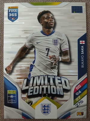 Panini 2026 Adrenalyn XL Fifa 365 XXL Limited Edition Bukayo Saka card like new