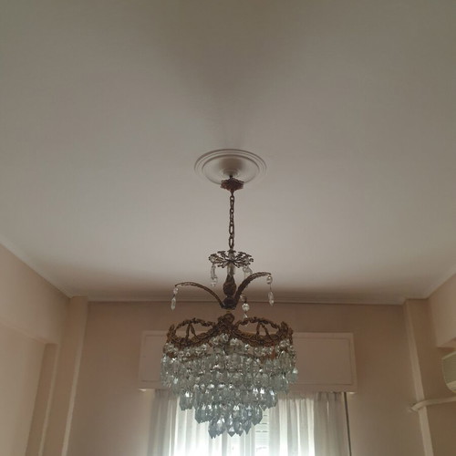 Crystal chandeliers, 2 pieces, 2 sizes