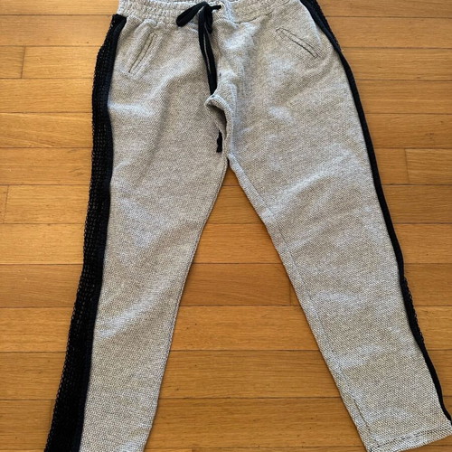 Zara gray jumpsuit with black medium