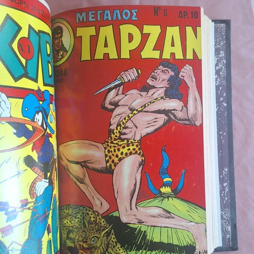 Special Monthly Megalos Tarzan Volume 1-10 like new, leatherbound