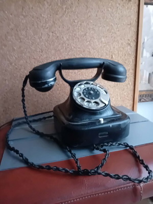 Siemens W28 iron telephone from 1935 used