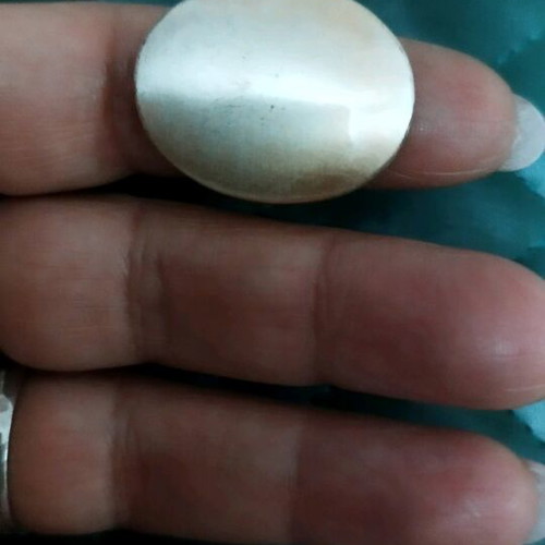 Silver ring handmade used