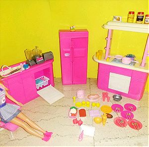 Barbie vintage kitchen 1990