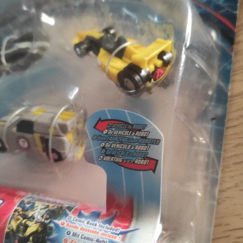 Transformers Armada Mini Con figures set like new with comic