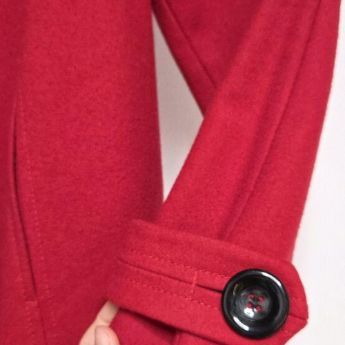 Raxevsky coat 80% wool red like new, size S