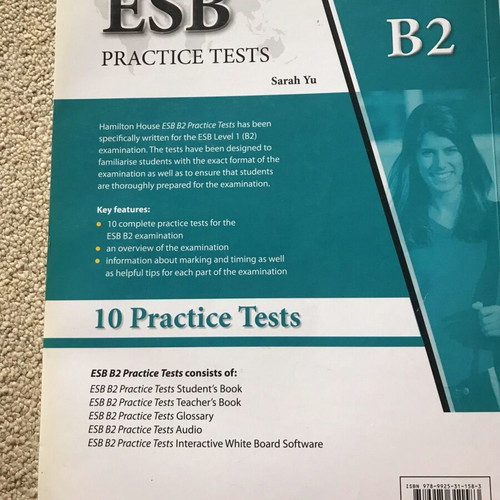 ESB Practice Tests B2 used, 10 practice tests English Lower