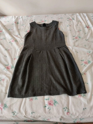 3Guys blouse dress like new, size M, black and gray with pockets