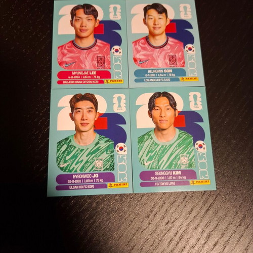South Korea Players FIFA World Cup 2026 Stickers new