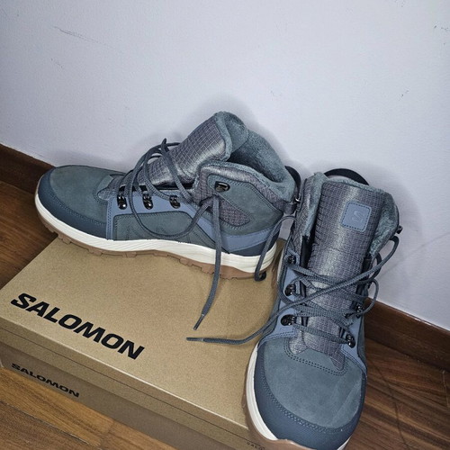 Salomon boots new, grey, winter hiking and ski shoes