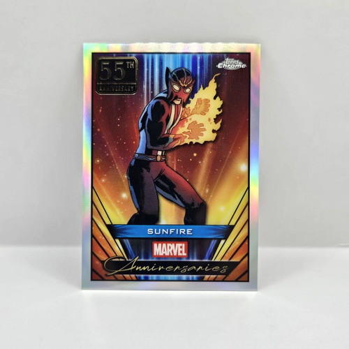 Topps Chrome Marvel Sunfire 55th Anniversary card new