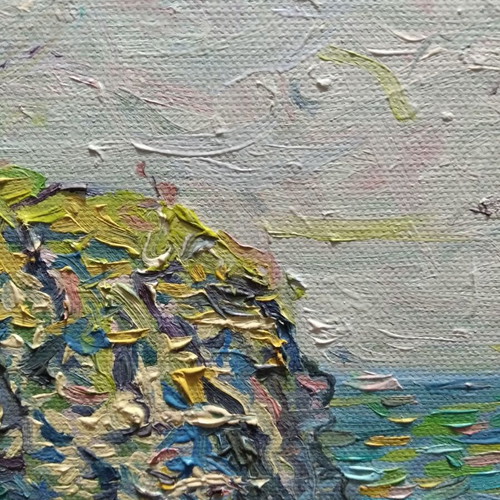Oil painting new with impasto technique 20x30 cm