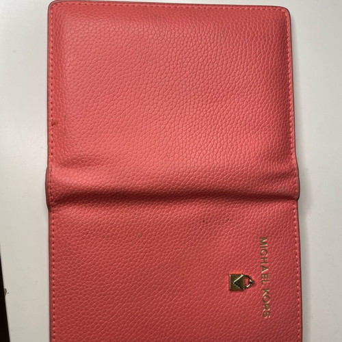 Michael Kors passport case used, pink
