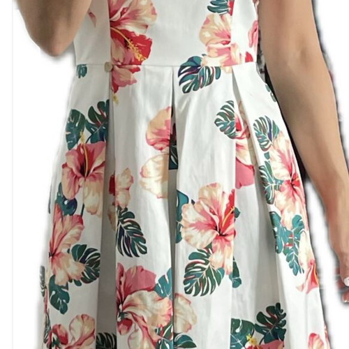 Floral dress Le Vertige used, cocktail style with tulle skirt