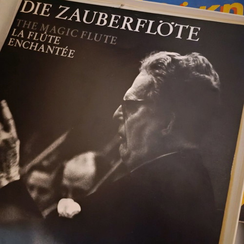 Wolfgang Amadeus Mozart 3 LP box set used, Die Zauberflöte