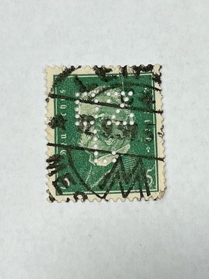 German Reich Paul von Hindenburg Stamp with Perforations Collectible 1928 like new