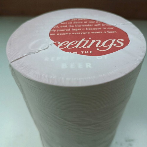 Budvar paper coasters new