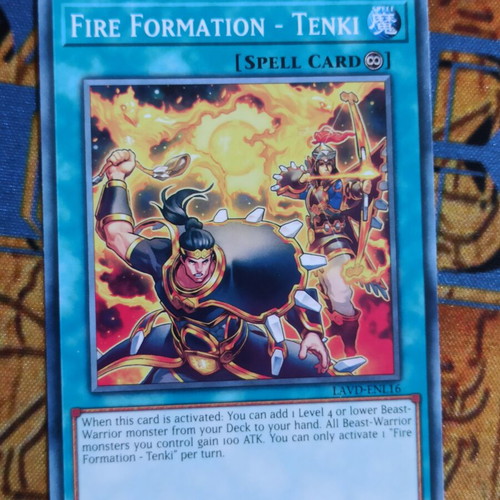 Fire Formation Tenki κάρτα Continuous Spell, LAVD Yu-Gi-Oh!