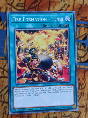 Fire Formation Tenki κάρτα Continuous Spell, LAVD Yu-Gi-Oh!