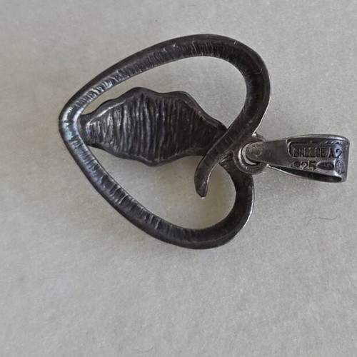 Lalaounis heart pendant 925 silver