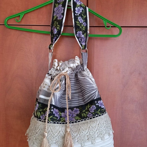 Handmade boho style handbag multicolored new
