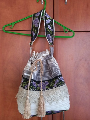 Handmade boho style handbag multicolored new