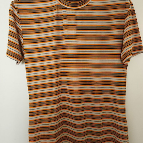 Dolce & Gabbana striped short sleeve blouse, like new, size S