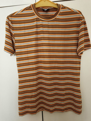 Dolce & Gabbana striped short sleeve blouse, like new, size S