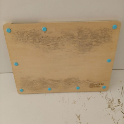 Wooden toy with magnets used