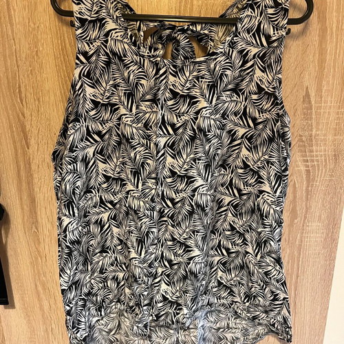 Ovs summer blouse like new, size 42, black and white